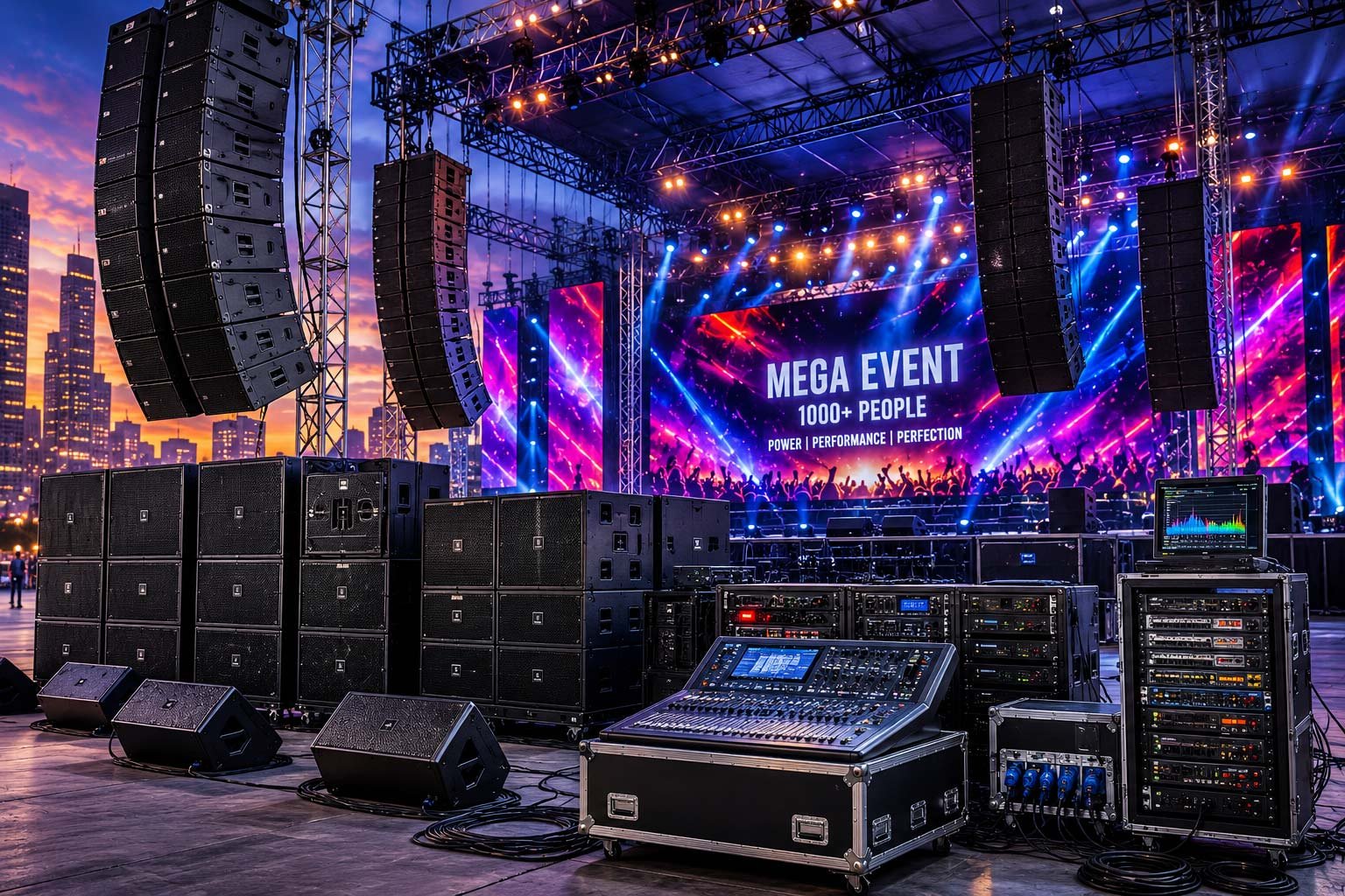 Sound System on Rent in Delhi